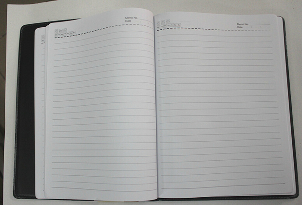 申士纸品 ss-a4-1皮面高级笔记本 a4日记本 记事薄 商务笔记本