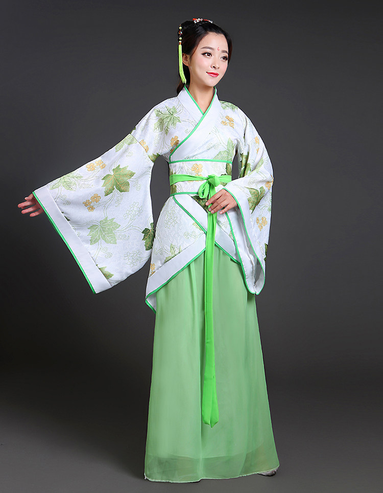 汉服女装曲裾宫廷古装服装原创汉唐古装仙女装改良民族风演出服