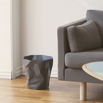 No cover office Living room Dormitory large Nordic personality Japanese simple net red household creative white trash can