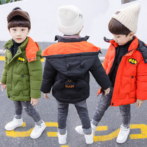 Boys winter cotton-padded clothes 2020 new baby children children padded jacket thick winter clothes small children cotton coat tide