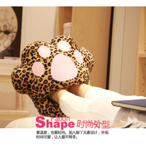 5v carbon fiber electric plush foot warm treasure hair warm shoes big slippers USB warm home single big shoes