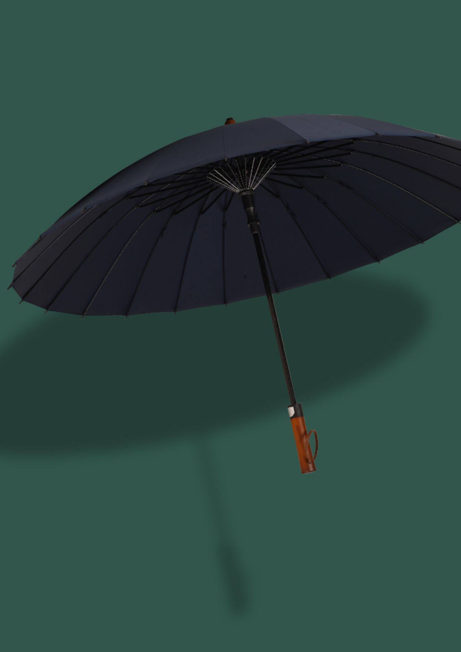 24骨雨伞男暴雨抗风结实超大长柄直杆伞自动加大加固加厚双人女伞