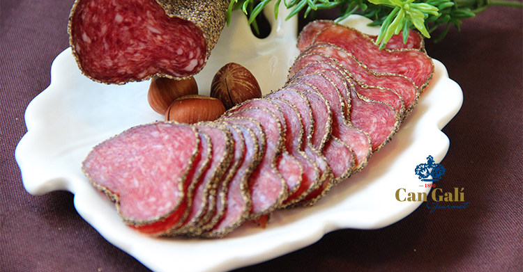 西班牙进口美食低脂萨拉米开袋即食香肠salami配红酒黑胡椒味300g