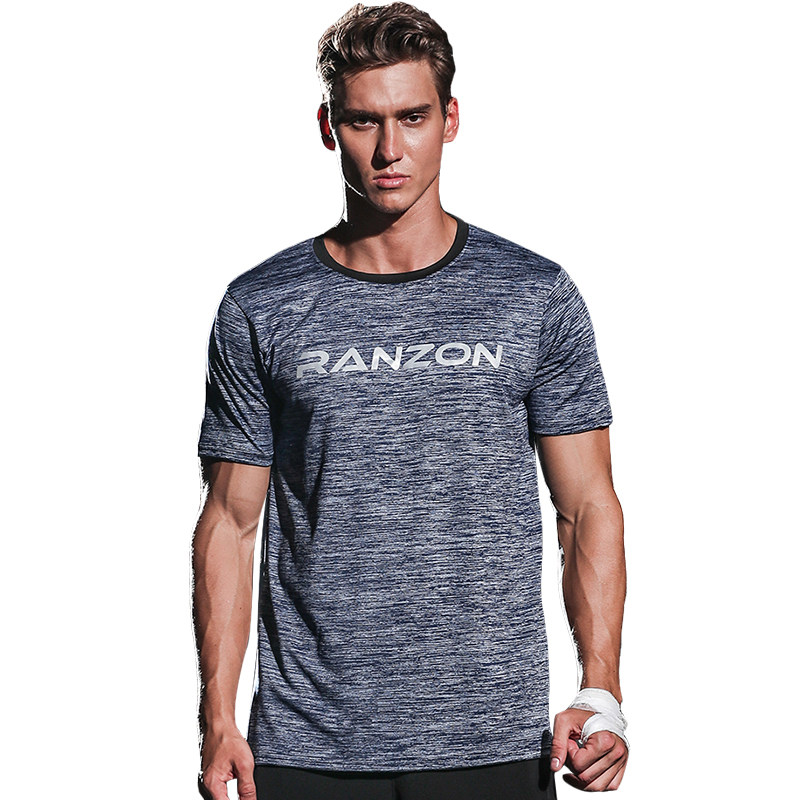 短袖篮球上衣宽松肌肉足球装备速干健身服男 跑步t恤套装衣服 品牌:兰