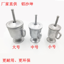 Manufacturers direct supply aluminum Sha Kun pounded garlic paste pepper grinder kitchen utensils aluminum ring bowl with lid