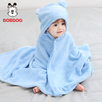 Babu bean baby bath towel Caped cloak Children newborn bath bathrobe Super soft absorbent newborn baby