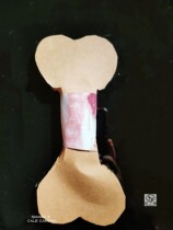 Pet Sacrifice Memorial dog cat head Brown bone