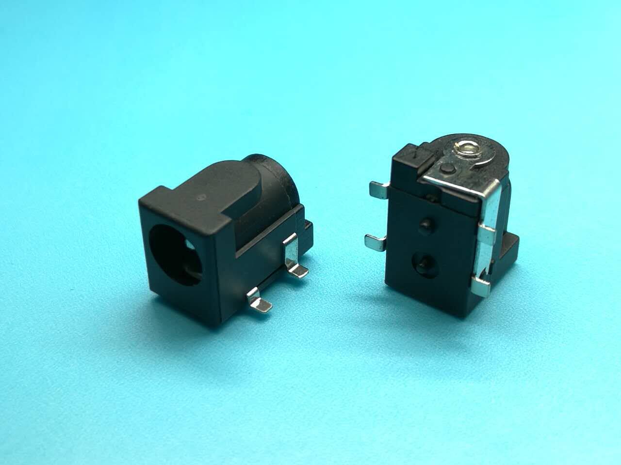 5x2.1mm直流电源插座dc050脚dc接口四脚贴片耐高温