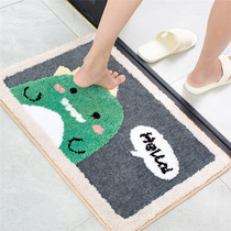 Bathroom anti-skid mat door cushion bedroom into the doorman door foot pad home with carpet inhalation mat toilet cushion