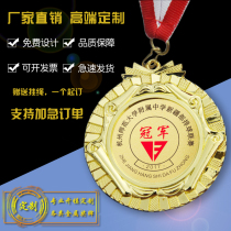 Medal customization Custom free lettering Sports medal medal Commemorative medal Badge Universal gold medal Silver medal Bronze medal