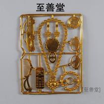 Burning sacrifice ancestor worship supplies female jewelry 1357 seven plastic grave sacrifice