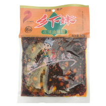 10 bags of Guizhou specialty country sister Oil Chili sauce open bag ready-to-eat Huaxi pepper spicy 80g small bag