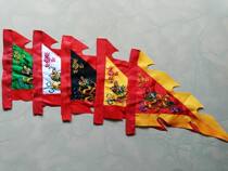 Buddha flag five-color small flag pennant pennant five flag dragon flag flag Red Yellow Black and White Green Flag