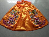 Buddha statue cloak God dragon robe dragon embroidered cloak God dress Buddha statue cloak yellow cloak 80cm
