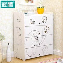 Guanteng shoe rack door simple space-saving multi-layer simple modern economical household dustproof multifunctional shoe cabinet