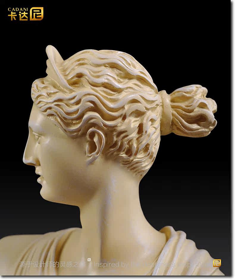 cadani 安娜半胸像摆设欧式家居软装饰品办公室摆件结婚礼物创意