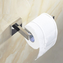German upscale No Cover Roll Holder 304 Stainless Steel Tissue Shelf Toilet Paper Rack Hand Paper Rack Square Free