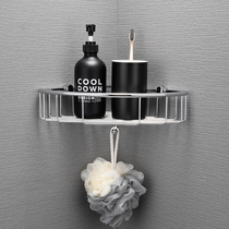 New exquisite German high-end all-copper solid bathroom tripod Bathroom single-layer shelf with hook hardware