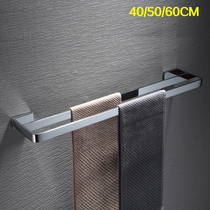 New German solid all-copper double-pole towel bar bathroom towel rack high-end towel rack hardware pendant 50cm