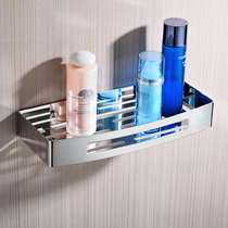 Germany high-grade 304 stainless steel square bathroom wall storage rack Shower Gel Shampoo toilet toilet rack