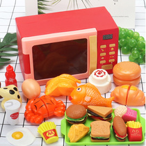 Children playing home baby childrens microwave oven toys oven cooking kitchen set boys and girls simulation kitchenware