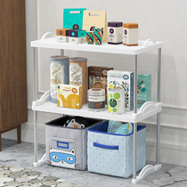 Desktop shelf kitchen bathroom under sink shelf living room office floor multi-layer storage shelf household