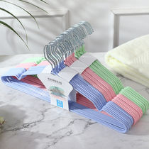 Coarse clothes rack dipped plastic adult non-slip hanging adhesive hook clothes for household unscented clothes hanger wholesale