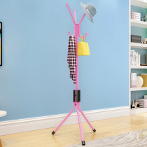 Yast home coat rack bedroom drying rack clothes rack clothes rack floor hanging hangers simple assembly creative bag rack