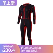 Hong Kong time ladies super pop diving suit swimming suit jellyfish coat 3MM one-piece diving suit large size summer and winter seasons