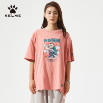 KELME Kaley lovers short sleeve men and women casual sports blouses in Chinese Wind China Comeback Cotton T-Shirt