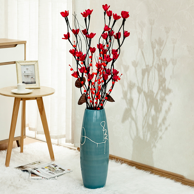 Ground vase large vases, I and contracted sitting room artical dry flower arranging flowers tall ceramic decorative furnishing articles