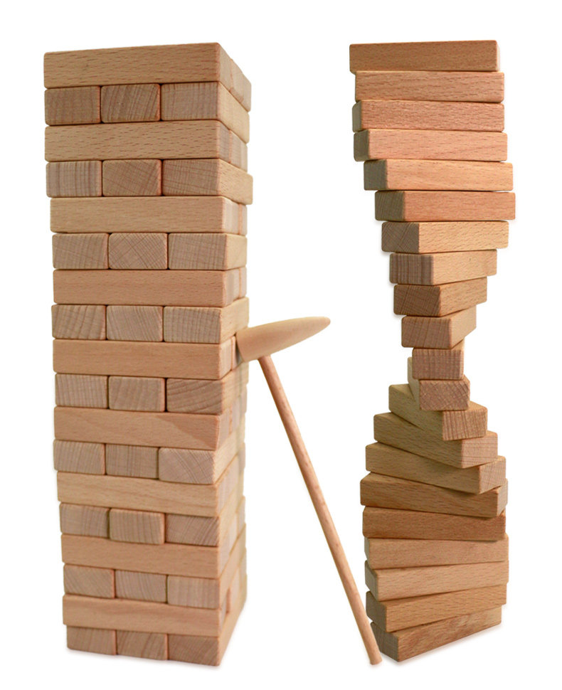 叠叠高抽抽乐层层叠积木宿舍游戏聚会玩具抽木条玩具情侣抽真心话