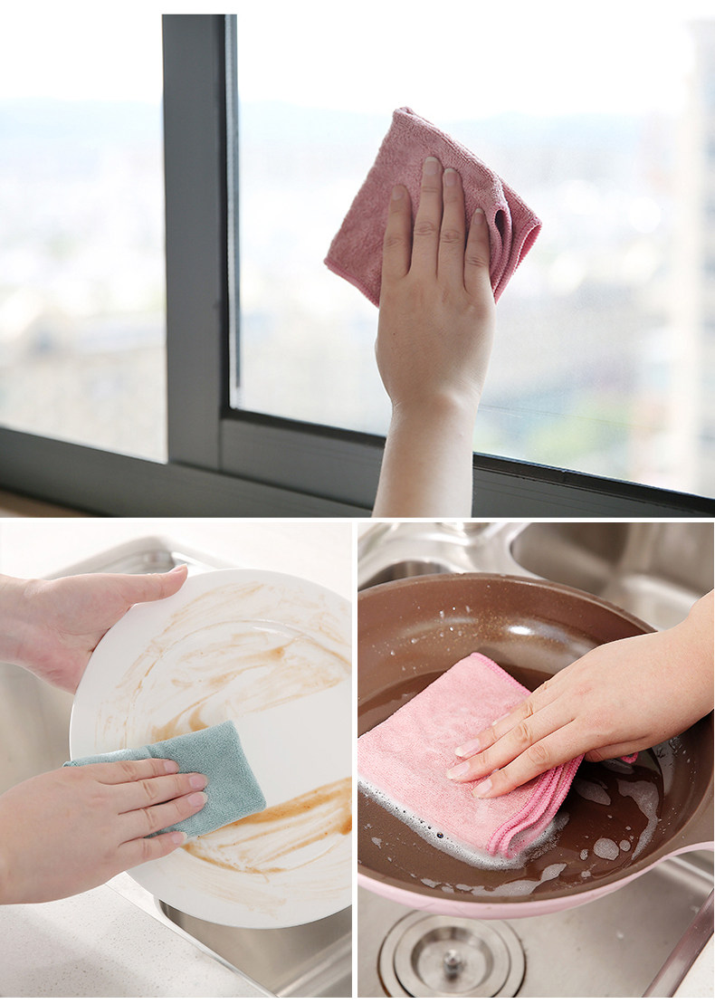 rag kitchen dish cleaning towel cloth absorbent wipe table fine