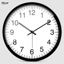 HICAT mute fashion minimalist wall clock creative living room quartz clock digital bedroom modern simple clock