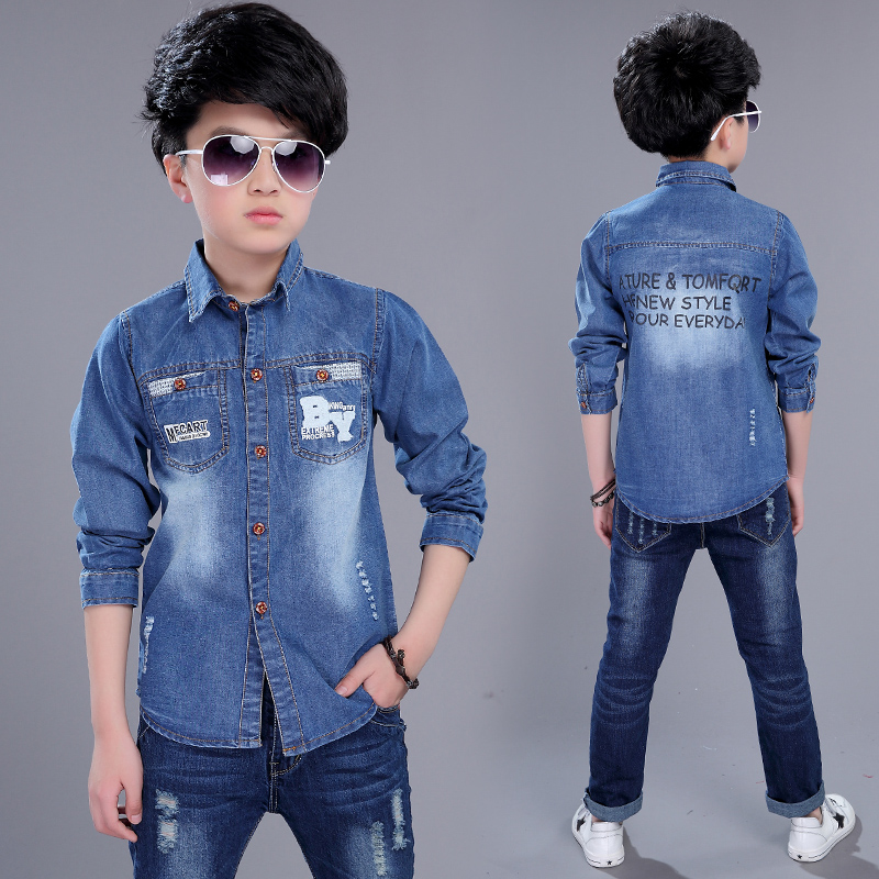 kids jeans shirt