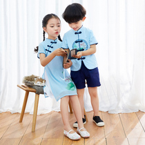 61 Children Act Out of the Girl Child Republic Wind Costume Boy Hanfu Young Children China Wind New Performance Clothing Tide