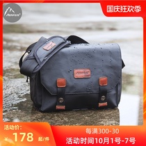Alfez one machine two mirror camera bag SLR 200d Canon waterproof photography bag Fuji micro single Sony cross photography shoulder bag female Man one machine one mirror three mirror m50