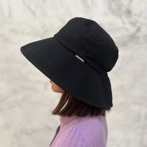 Exit Japan Single Spring Summer Sun Shade Fisherman Cap Woman Washed Pure Cotton Sun Hat Large Eave 100 Hitch Sunscreen UV Hat Woman