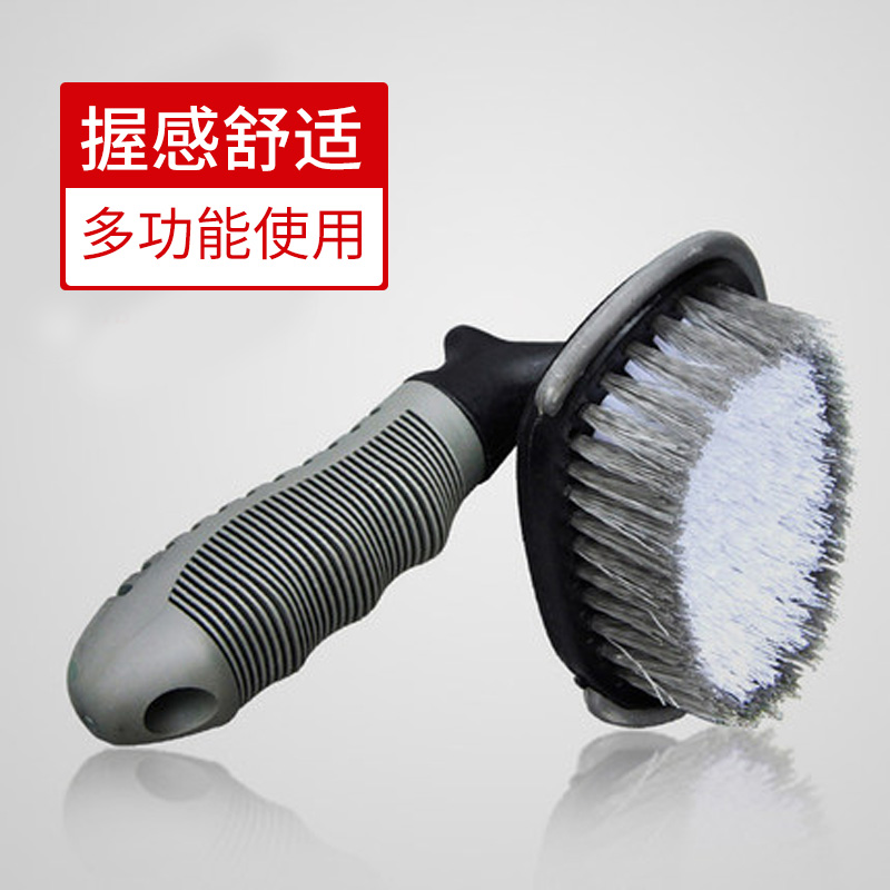 car tire brush, wheel brush, car wash tool for cleaning and cleaning wheel rims, special powerful decontamination