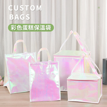Cake insulation bag Douyin same style Rocky bag source manufacturer cold preservation fresh insulation aluminum foil thickening can be customized