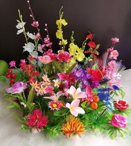 Simulation plate Flower hotel sashimi decoration small ornaments Dishes plate decoration sushi mood dishes embellish cold platter