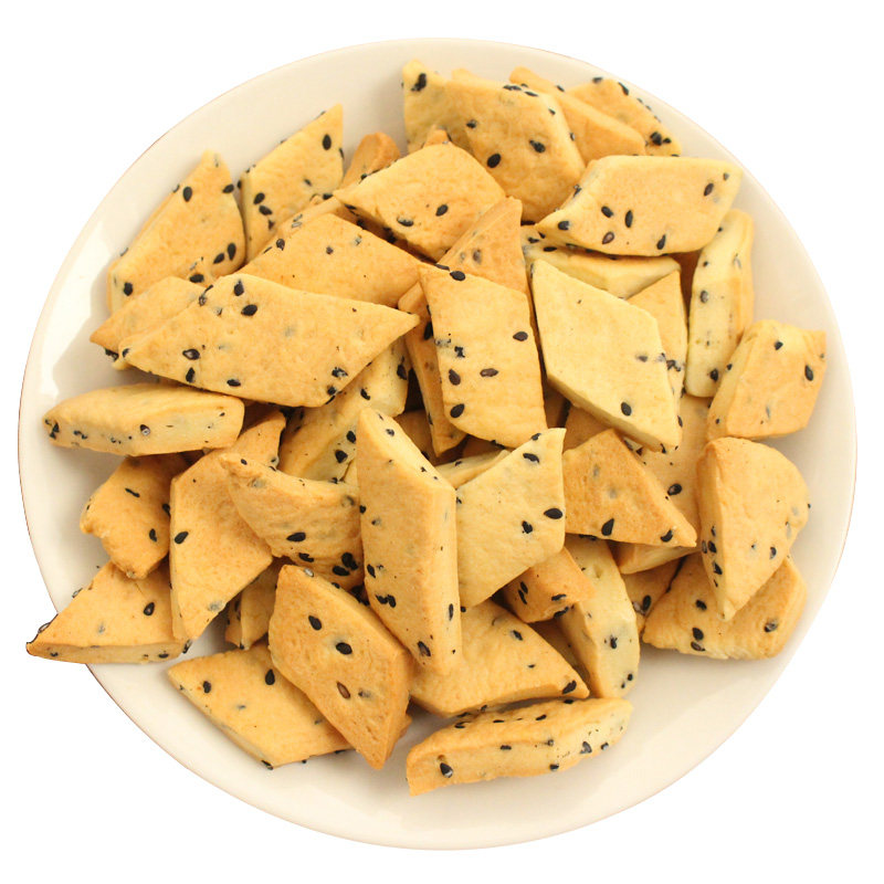 纯手工芝麻原料小面棋子块饼干特色传统点心糕点无添加剂健康零食