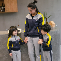 Kindergarten Garden Clothes Spring and Autumn Clothes Korean Cotton Set Teacher Sportswear Parent-child Primary School uniform Childrens Class Clothes