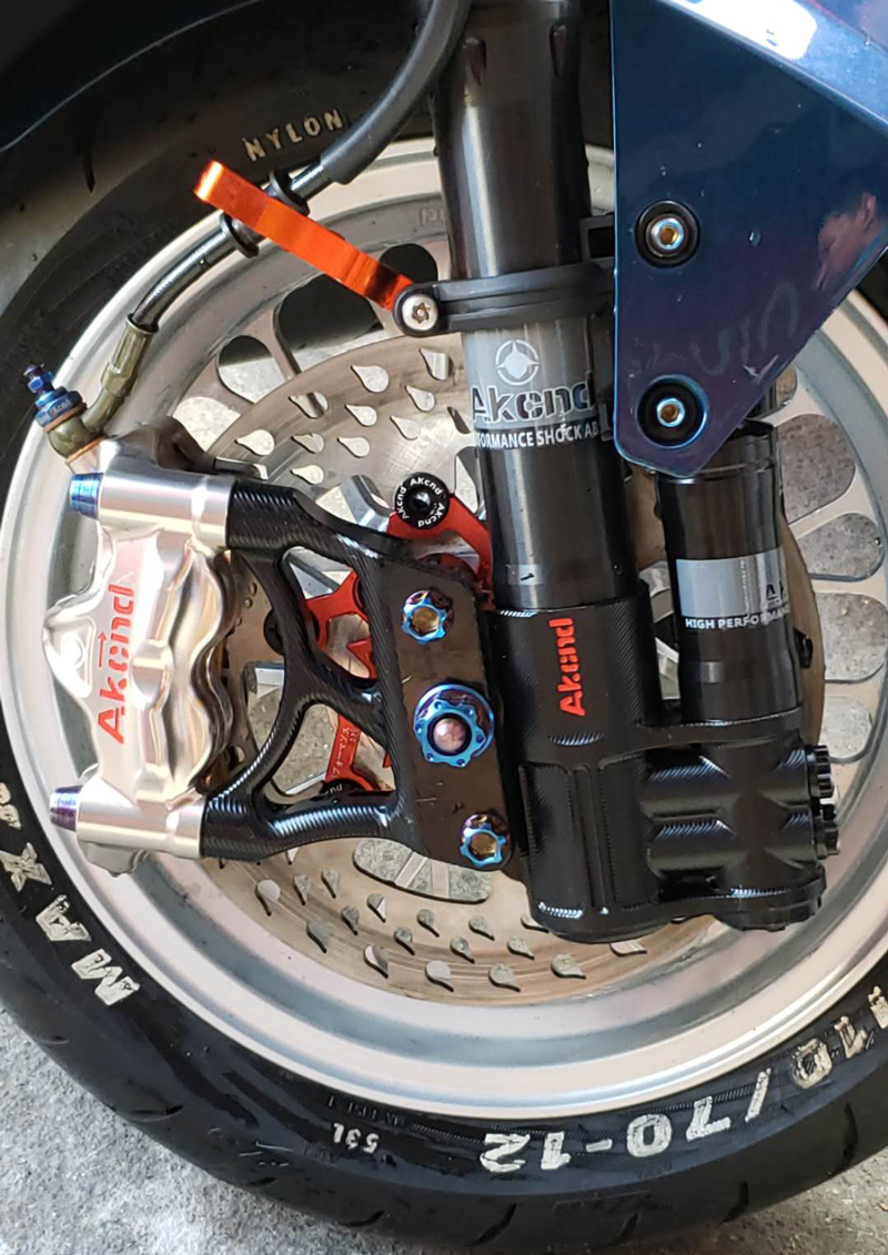 小牛n1s电动车改装ak30芯31前减震akcnd避震鬼火讯鹰非法斯特rpm