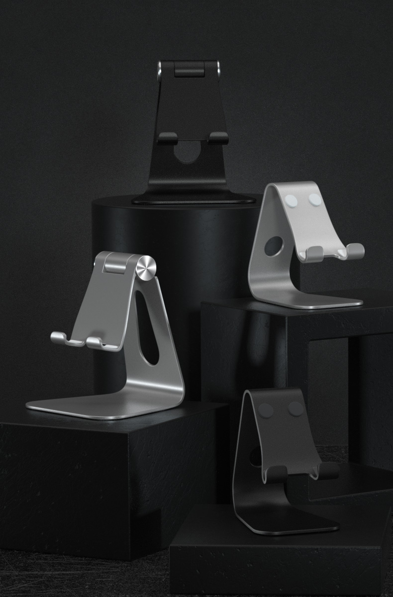 金属手机支架安卓苹果懒人抖音快手直播支撑架