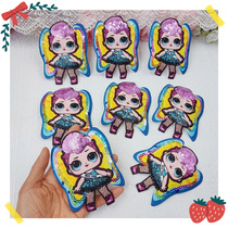 743 whole pack 10 sequins little girl diy costume curtain sheet hole patch