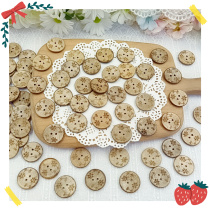 1214 natural flower type coconut shell buckle DIY coat cardigan garment handmade material accessories accessories twist buckle