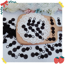 912 whole pack of 200 piece Daily single black water soluble flower piece diy earrings clothing decoration handmade material accessories