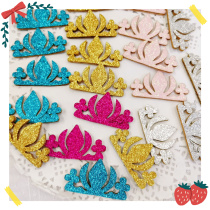 968 about 52 bifacial sparkling crown accessories children hair dressing materials
