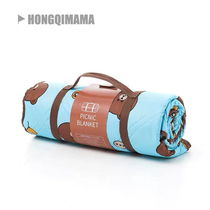 Mugao Flute Line Friends Co-name Brown Bear Connie Rabbit Sally Moisture Pads Folding Portable Picnic Mat YX
